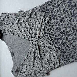 Athleta Gray Boho Print Active Outdoor Midi Dress LT